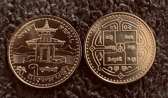 Непал 1 рупия 2005 UNC