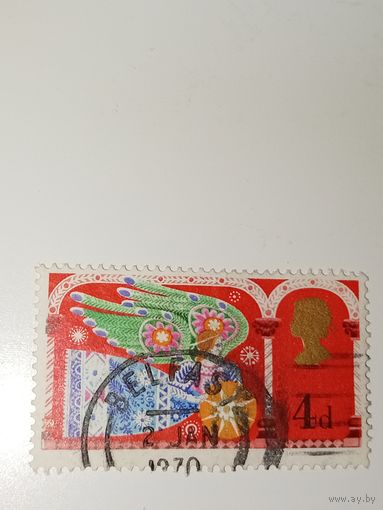 Великобритания 1969 Рождество (Ангел)