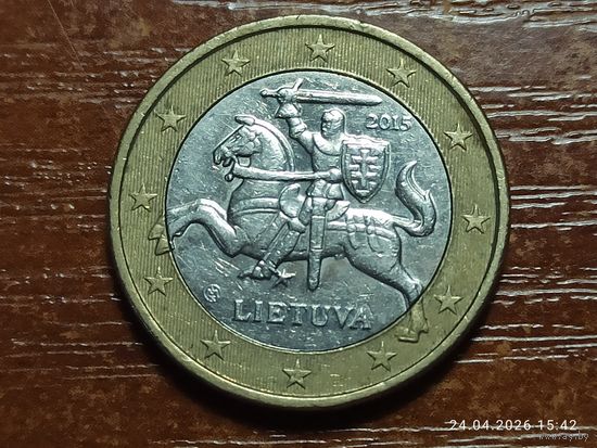 Литва 1 евро 2015