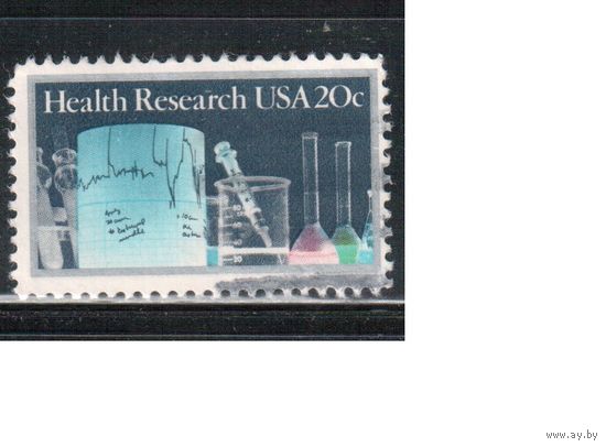 США-1984, (Мих.1695) , гаш.,  Исслледования для медицины (одиночка),