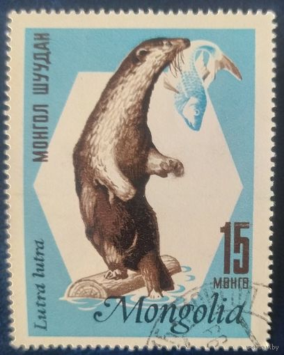 Монголия 1966 выдра 1 из 8.