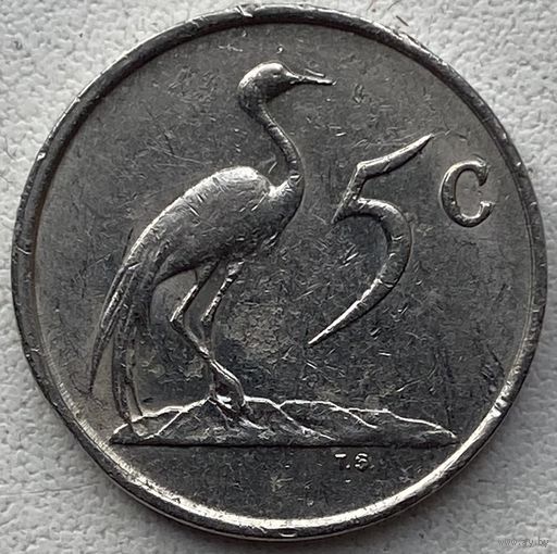 ЮАР 5 центов 1985 г.