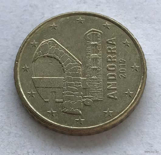 Андорра 50 евроцентов 2019