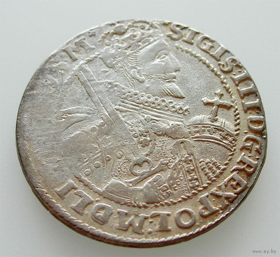 Орт 1621, Сигизмунд III Ваза, Быдгощ. Ав: конец легенды - PRVS:M+