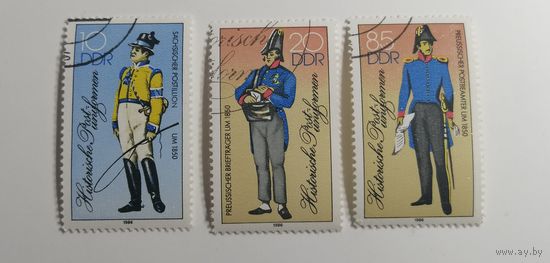 ГДР 1986. Историческая почтовая форма