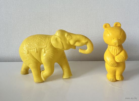 Советские игрушки слон мишка цена за все