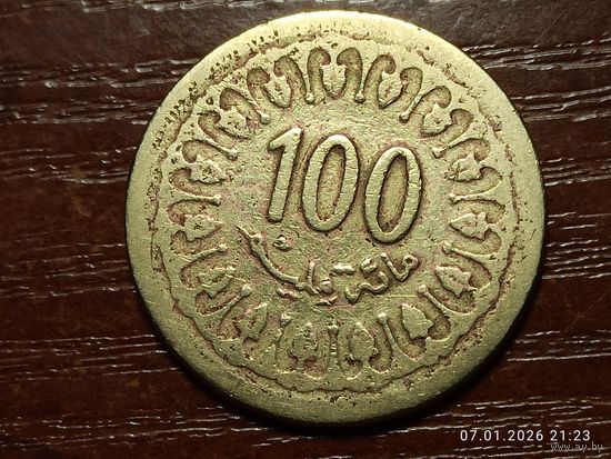 Тунис 100 миллимов 1960