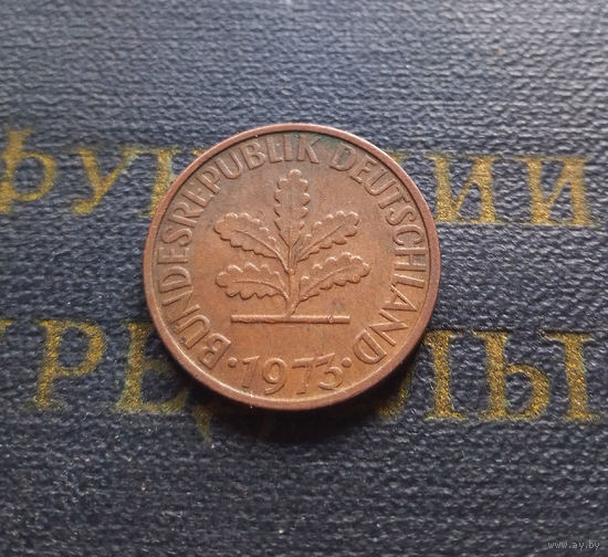 2 пфеннига 1973 (F) Германия ФРГ #02