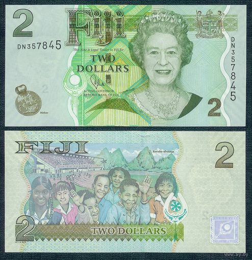 Фиджи 2 доллара 2011 год, UNC
