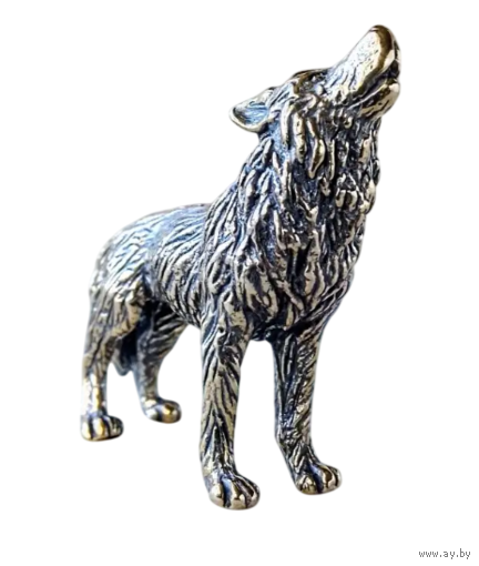 Статуэтка Волк Бронза