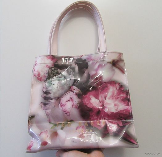 TED BAKER Сумки Шоперы Мягкие Косметички Аксессуары Винил 3D Рисунок Цветы