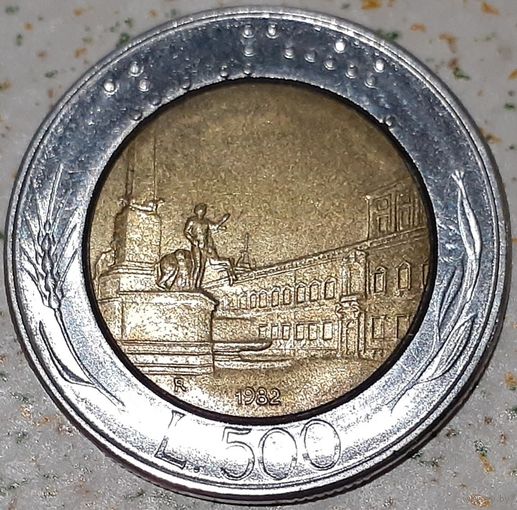 Италия 500 лир, 1982 (14-16-19)