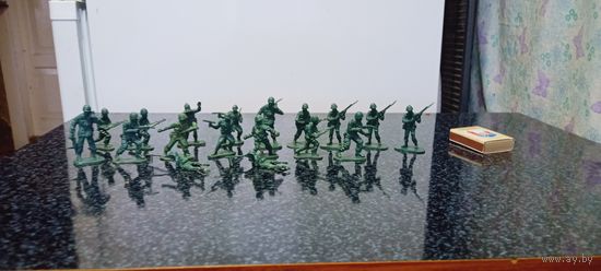 18 солдатиков Американской армии игрушки из детства 90х