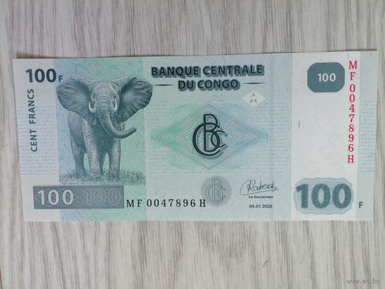 Конго 100 UNC c рубля