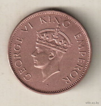 Британская Индия 1/4 анна 1940 2