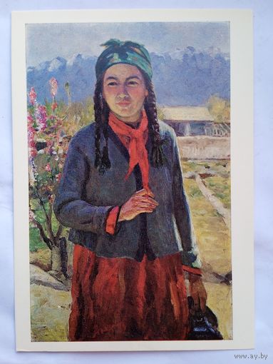 Дети, школа. Аннануров. Школьница