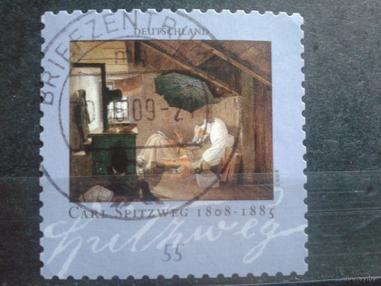 Германия 2008 Живопись Михель-1,0 евро гаш