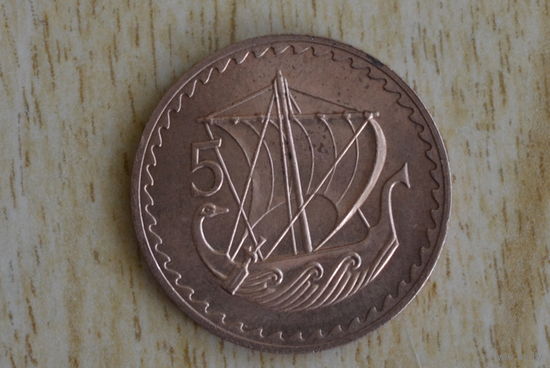 Кипр 5 милей 1963 с 1 руб