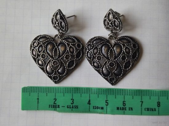 Серьги винтажные