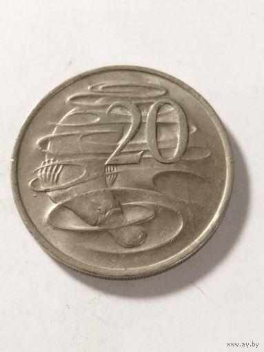 Австралия 20 центов 1976