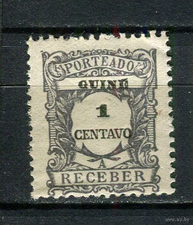 Португальские колонии - Гвинея - 1921 - Portomarken 1C - [Mi.30p] - 1 марка. MH.  (Лот 65Gx)-T4P26