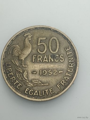 Франция 50 франков 1952 года .
