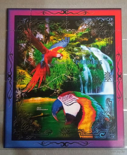 СЕРИЯ Блоков птицы   фауна  MNH