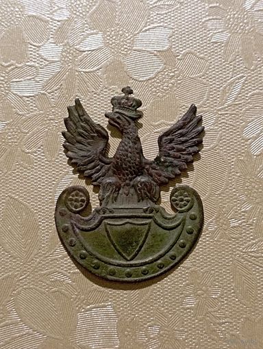 Кокарда Орёл Польша ( редкий тип , на щите в кругах наличие 4 - х точек )ек )