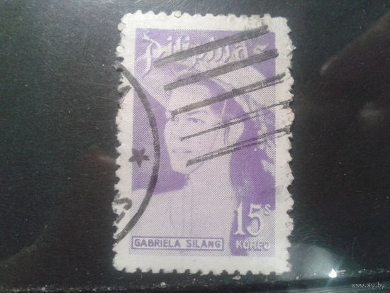 Филиппины, 1974. Стандарт. Габриэла Силанг, борец за свободу