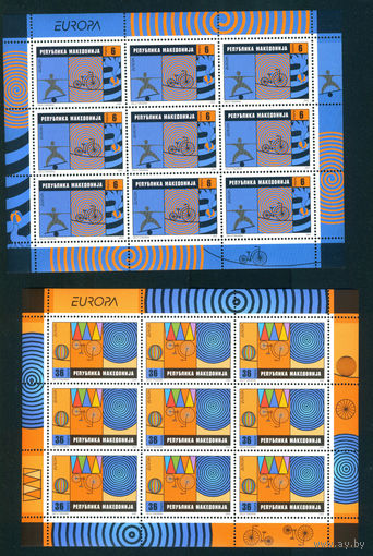 Македония 2002 Европа Цирк 2 МЛ MNH **