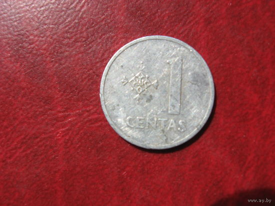 1 цент 1991 год Литва