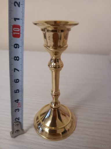 Подсвечник латунный