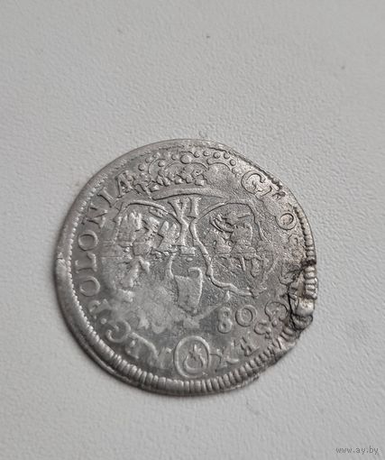 6 грошей 1680 года