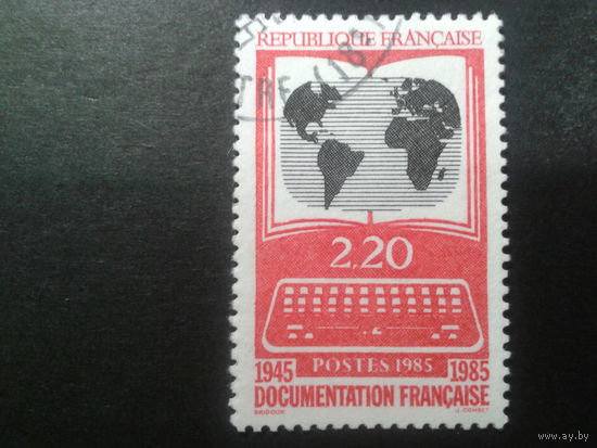 Франция 1985 карта мира