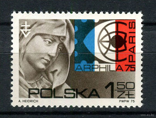 Польша - 1975 - Эмблема. Международная филателистическая выставка - [Mi. 2369] - полная серия - 1  марка. MNH.