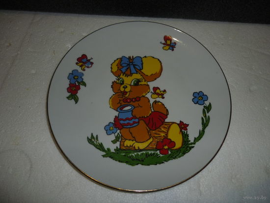 Тарелка настенная 3. Фарфор. МФЗ СССР