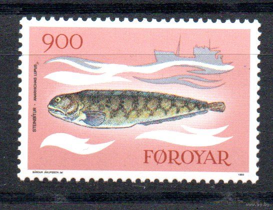Рыбы Дания (Форерские острова) 1983 год 1 марка