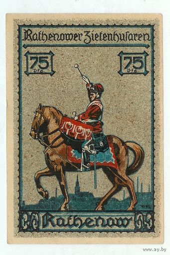 Германия, Нотгельд 75 пфеннигов 1921 год. UNC-