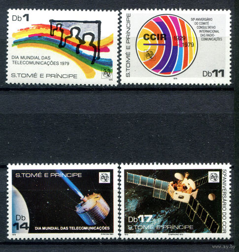 Сан Томе и Принсипи - 1979г. - Всемирный день удаленной связи - полная серия, MNH [Mi 575-578] - 4 марки
