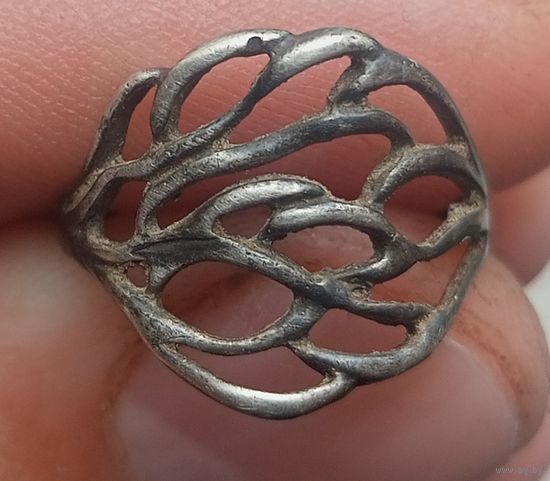 Кольцо серебро 84 проба