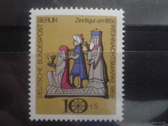 Берлин 1969 Рождество Михель-0,5 евро