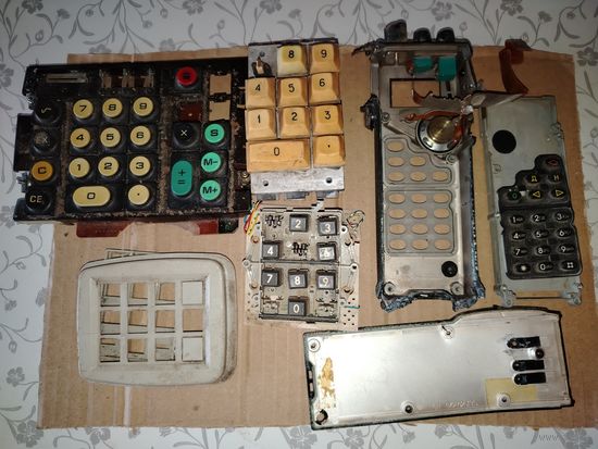 Кнопки, клавиши и др.