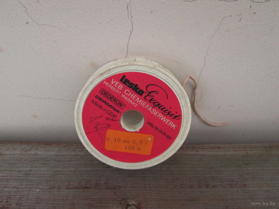 Гдр ,леска-резинка,катушка,реаритет.