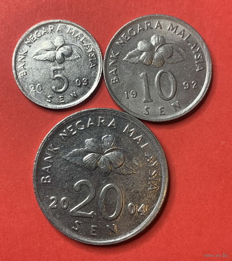 Малайзия, 3 монеты