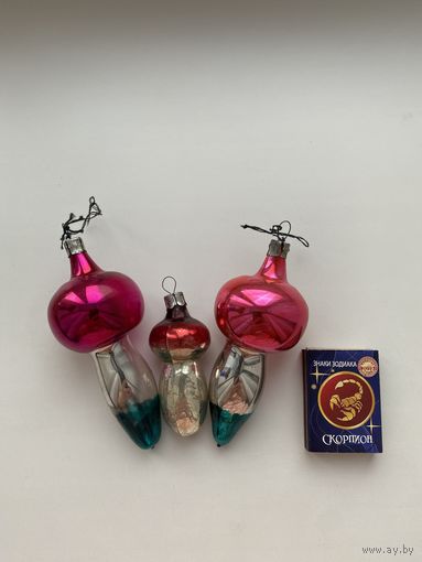 Елочные игрушки Грибы.