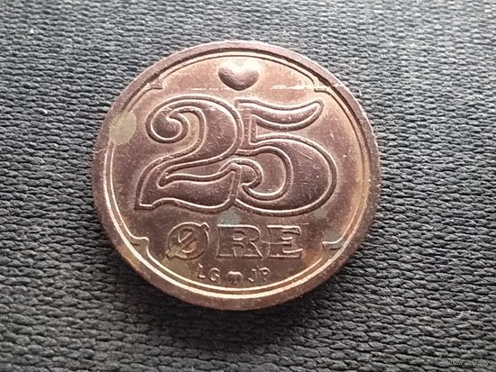Дания, 25 эре 1996, KM# 868