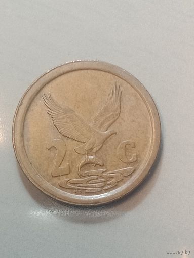 ЮАР 2 цента 1994 года .
