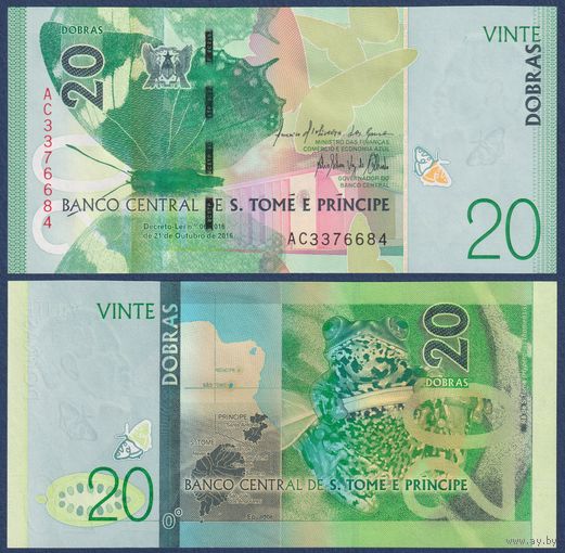 Сан-Томе и Принсипи, 20 добра 2016 г., P-72, UNC