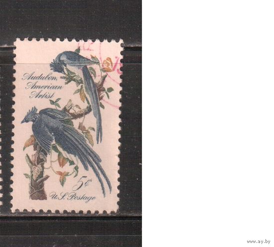 США-1963, (Мих.854) , гаш., Фауна, Птицы, Живопись(одиночка),