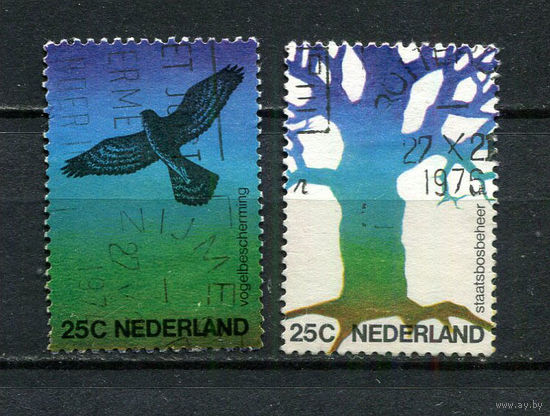 Нидерланды - 1974 - Природа и окружающая среда - 2 марки. Гашеные.  (Лот 21JC)-TG3P59